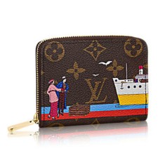 Portmonetka Louis Vuitton M62139 Zippy z monogramem z płótna
