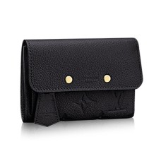 Kompaktowy portfel Louis Vuitton M62184 Pont-Neuf Monogram Empreinte Leather