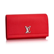 Portfel Louis Vuitton M62326 Lockme II Skóra Taurillon