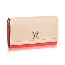 Portfel Louis Vuitton M62350 Lockme II Skóra Taurillon