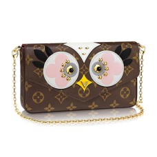 Louis Vuitton M62415 Pochette Felicie Portfel z łańcuszkiem Monogram na płótnie