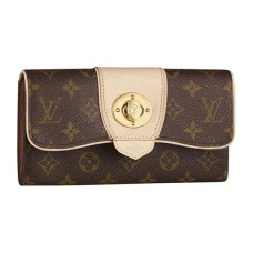 Louis Vuitton M63220 Boetie Portfel z monogramem na płótnie