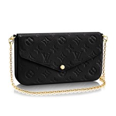 Louis Vuitton M64064 Pochette Felicie Portfel z łańcuszkiem Monogram Empreinte Leather