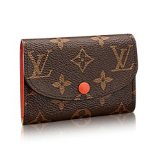 Portmonetka Louis Vuitton M64068 Rosalie z monogramem z płótna