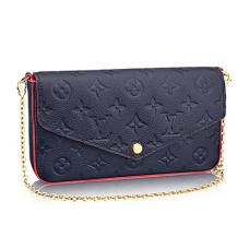 Louis Vuitton M64099 Pochette Felicie Portfel z łańcuszkiem Monogram Empreinte Leather