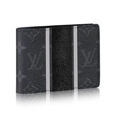 Louis Vuitton M64439 Wielofunkcyjny portfel z monogramem Eclipse Canvas