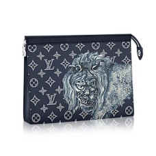 Louis Vuitton M66639 Pochette Voyage MM Płótno z monogramem