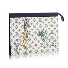 Louis Vuitton M66649 Pochette Voyage GM Powlekane płótno z monogramem