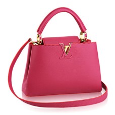 Torba materiałowa Louis Vuitton M90294 Capucines BB Skóra Taurillon