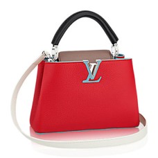 Louis Vuitton M90937 Capucines BB Torba materiałowa Skóra Taurillon