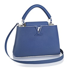 Torba materiałowa Louis Vuitton M90941 Capucines BB Skóra Taurillon