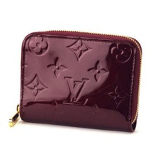 Louis Vuitton M91534 Zapinana na zamek torebka na monety Monogram Vernis