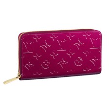Louis Vuitton M91597 Zapinany na zamek portfel z monogramem Vernis