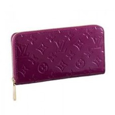 Louis Vuitton M93575 Zapinany na zamek portfel z monogramem Vernis