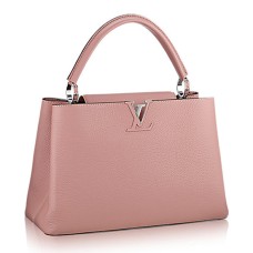 Louis Vuitton M94471 Capucines MM Torba materiałowa Skóra Taurillon