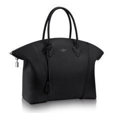 Torba materiałowa Louis Vuitton M94592 Lockit MM Skóra Taurillon