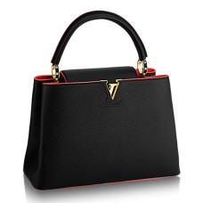 Louis Vuitton M95509 Capucines MM Torba materiałowa Skóra Taurillon