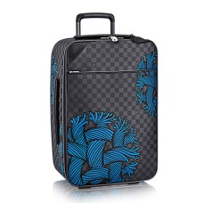 Louis Vuitton N23006 Pegase Legere 55 Bagaż na kółkach Damier Graphite Canvas
