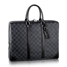 Louis Vuitton N41125 Porte-Documents Voyage Teczka Damier Graphite Canvas