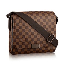 Torba kurierska Louis Vuitton N41213 District PM Damier Ebene Canvas