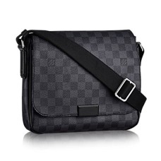 Louis Vuitton N41260 Torba kurierska District PM Damier Graphite Canvas