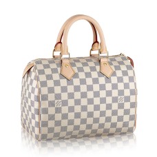 Louis Vuitton N41371 Speedy 25 Torba materiałowa Damier Azur Canvas