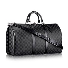 Louis Vuitton N41413 Keepall Bandouliere 55 Torba sportowa Damier Graphite Canvas
