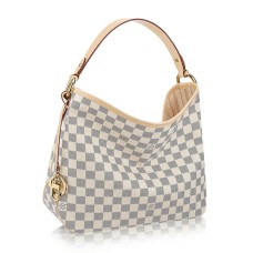 Louis Vuitton N41462 Delightful PM Hobo Bag Damier Blue Canvas
