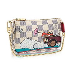 Louis Vuitton N41463 Mini Pochette Akcesoria Evasion Damier Azur Canvas