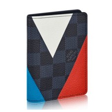 Louis Vuitton N41591 Organizer kieszonkowy Regatta Damier Cobalt Canvas