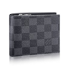 Portfel Louis Vuitton N41635 Amerigo Damier Graphite Canvas
