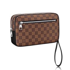 Louis Vuitton N41663 Kasai Sprzęgło Damier Ebene Canvas