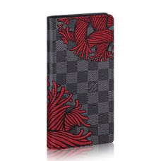 Portfel Louis Vuitton N41676 Brazza Damier Graphite Canvas