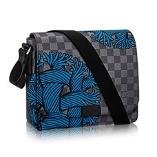 Louis Vuitton N41714 Torba kurierska District PM Damier Graphite Canvas