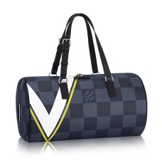 Torba podróżna Louis Vuitton N44013 Sac Polochon Damier Cobalt Canvas