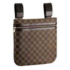 Louis Vuitton N51111 Pochette Bosphore Torba na ramię Damier Ebene Canvas