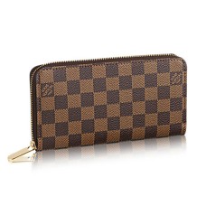 Portfel Louis Vuitton N60015 Zippy Damier Ebene Canvas