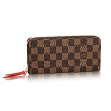 Portfel Louis Vuitton N60534 Clemence Damier Ebene Canvas