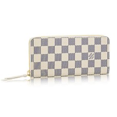 Portfel Louis Vuitton N61210 Clemence Damier Azur Canvas