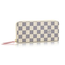 Portfel Louis Vuitton N61264 Clemence Damier Azur Canvas
