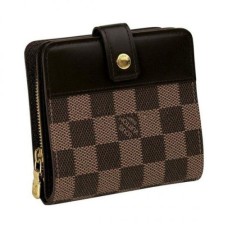 Kompaktowy portfel Louis Vuitton N61668 Damier Ebene Canvas