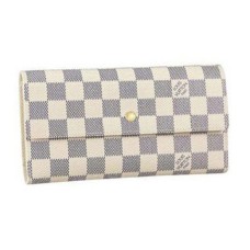 Portfel Louis Vuitton N61732 Porte Tresor International Damier Azur Canvas