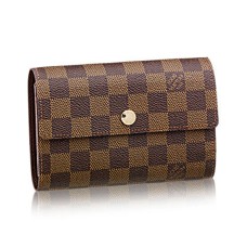 Portfel Louis Vuitton N63067 Alexandra Damier Ebene Canvas