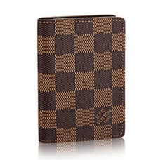 Louis Vuitton N63145 Organizer kieszonkowy Damier Ebene Canvas