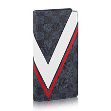 Portfel Louis Vuitton N64003 Brazza Damier Cobalt Canvas