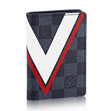 Louis Vuitton N64012 Organizer kieszonkowy Damier Graphite Canvas