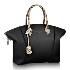 Louis Vuitton N92044 Lockit PM Torba materiałowa Taurillon Skóra