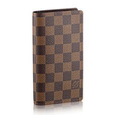 Louis Vuitton R20703 Kieszonkowa okładka Agenda Damier Ebene Canvas